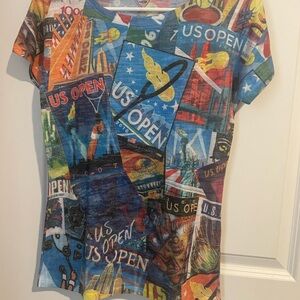 Colorful US Open Graphic T-Shirt